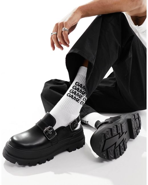 Buffalo – aspha – clog-schuhe in Black für Herren