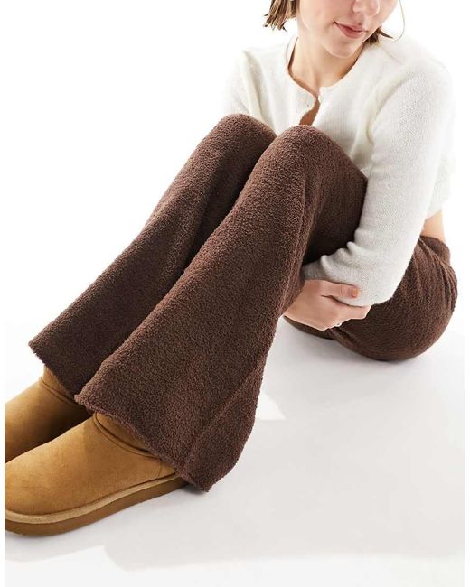 Ugg Brown Terri Lounge Fluffy Joggers