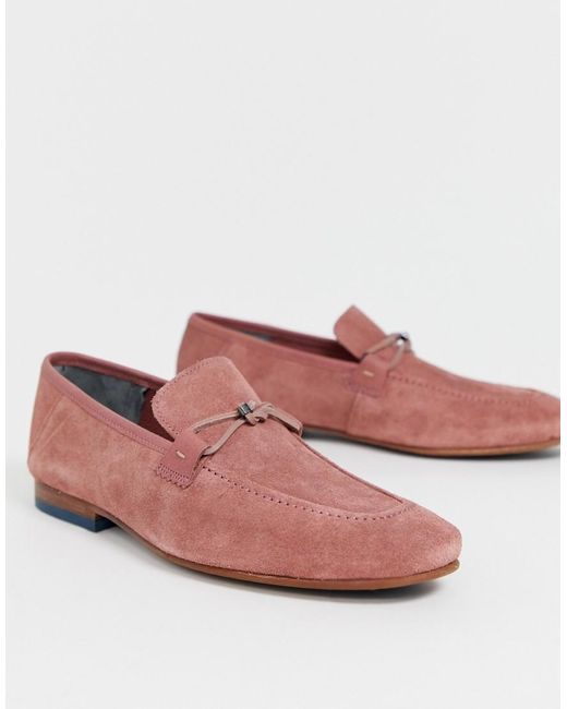 Ted Baker Pink Siblac Loafers for men