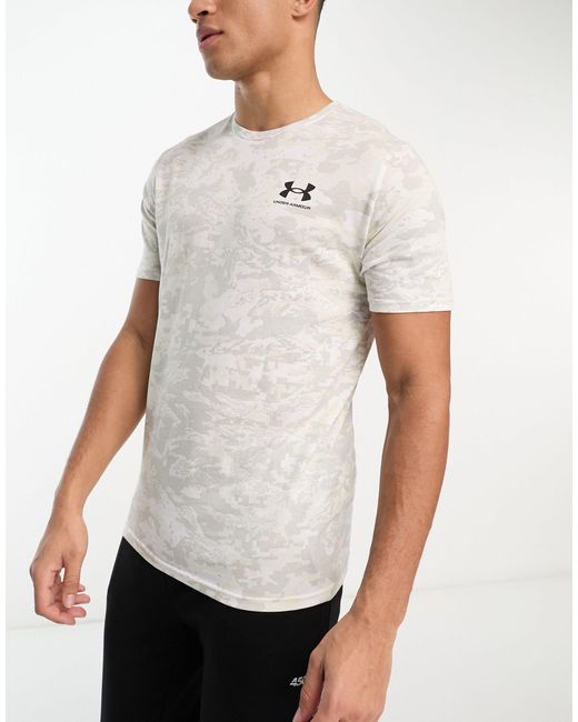 Abc - t-shirt a maniche corte bianca mimetica da Uomo di Under Armour in  Bianco | Lyst