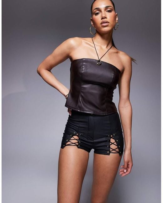 Ann Summers Black Limelight Lover Pu Short