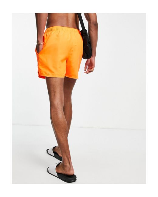 Nike Essential 5-inch Volley Shorts in Orange for Men | Lyst Canada