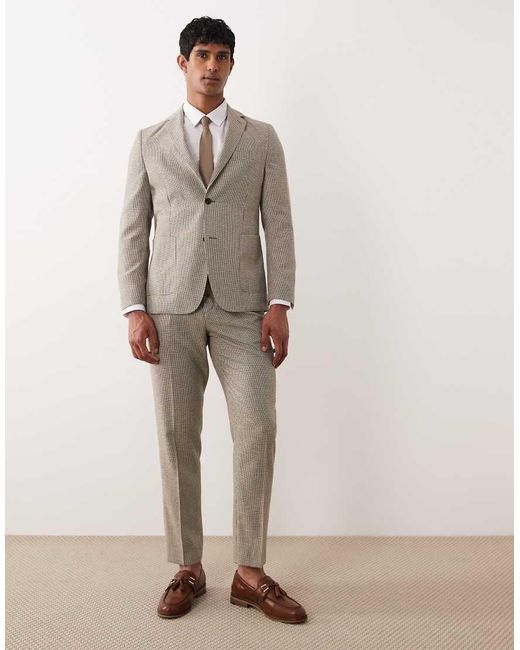 Barbour Gray For Houndstooth Blazer for men