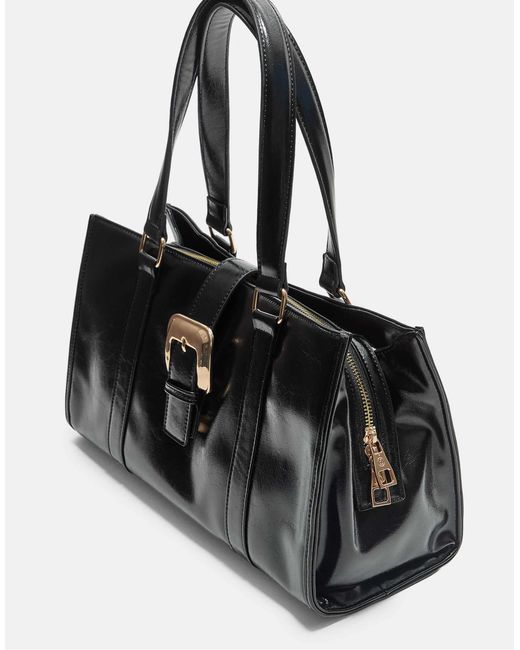 Stradivarius Black – handtasche aus kunstleder