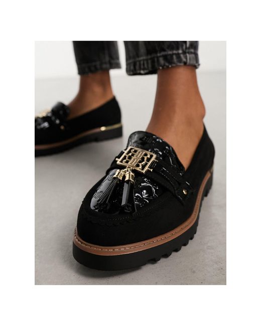 River Island Wide Trim Loafer in Black Lyst