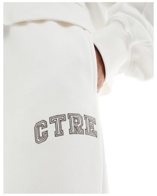 The Couture Club White Varsity Trackies