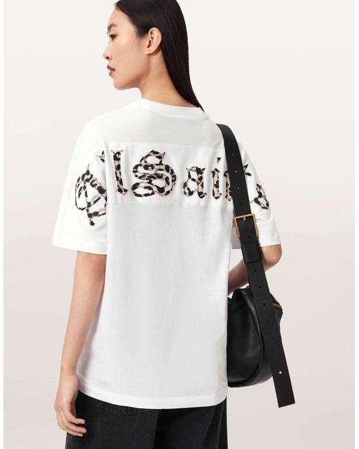 AllSaints Fuse Etta in het White