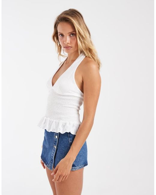 ASOS Blue Denim Wrap Skort