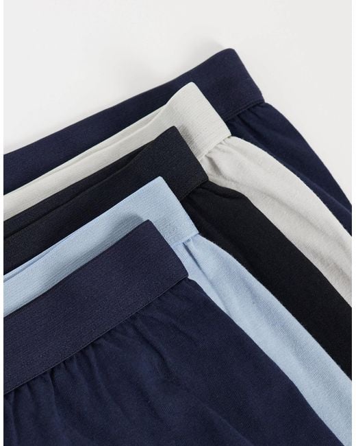 ASOS Blue 5 Pack Boxers for men