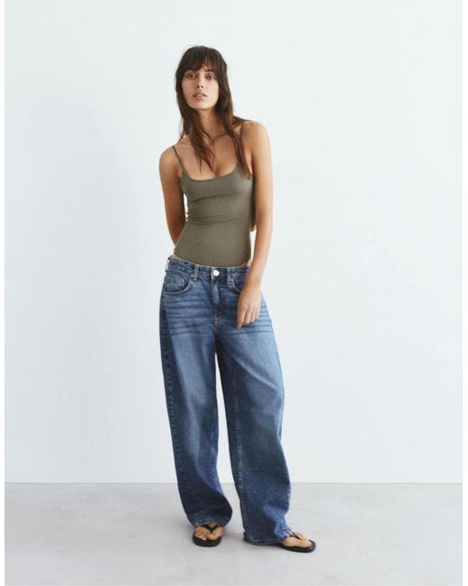 Pull&Bear Blue – polyamid-body