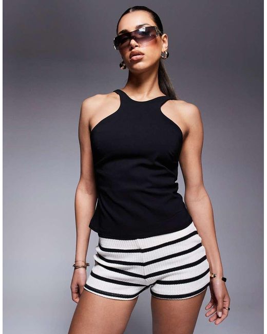 River Island Blue Strappy Vest