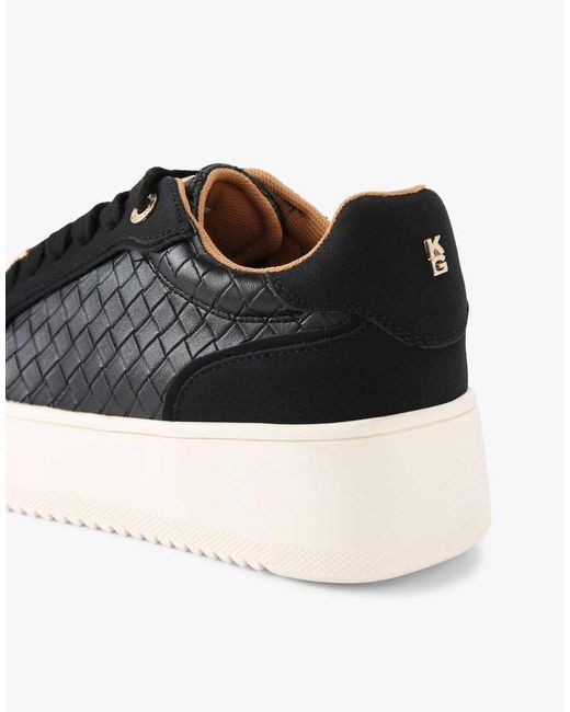 KG by Kurt Geiger Black Lighter Weave Trainers