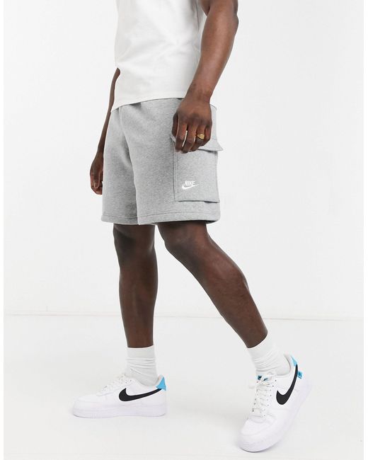 Nike Club Cargo Shorts in Grey for Men | Lyst Canada