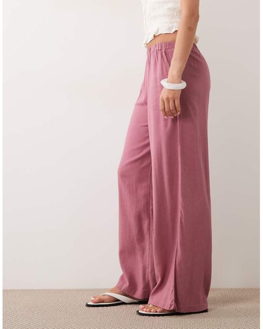 Mango Pink Teen Flowy Trouser