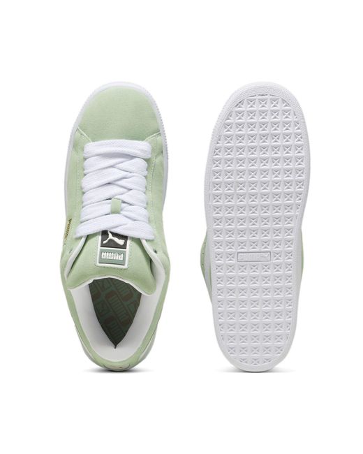 PUMA Green Suede Xl Sneakers for men