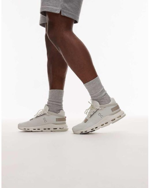 On Shoes Cloudnova 2 All-Day Sneakers in het White voor heren