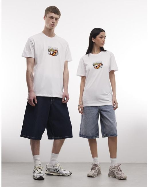 PRNT Gray Spain Glory Relaxed T-Shirt