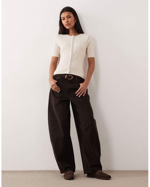 Threadbare Natural – kurzärmliges oberteil