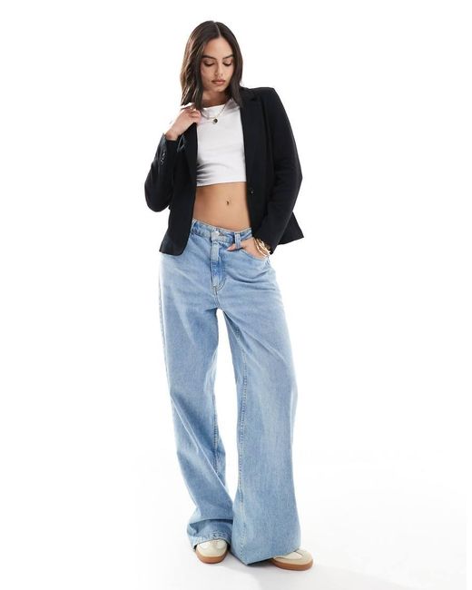 Vero Moda Blue Fitted Jersey Blazer