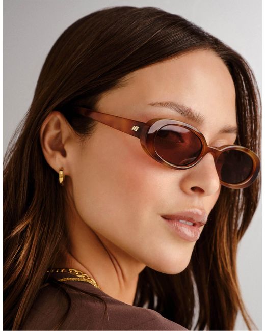 Le Specs Black – outta love – ovale sonnenbrille