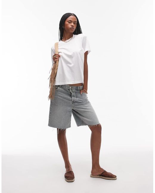 & Other Stories White Relaxed Short Sleeve T-shirt