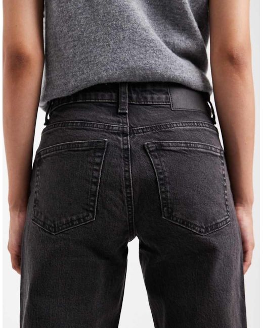 ASOS Black Asos Design Petite Comfort Stretch Straight Leg Jean
