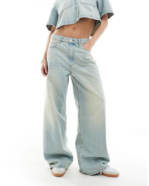 ASOS Blue – locker geschnittene jeans