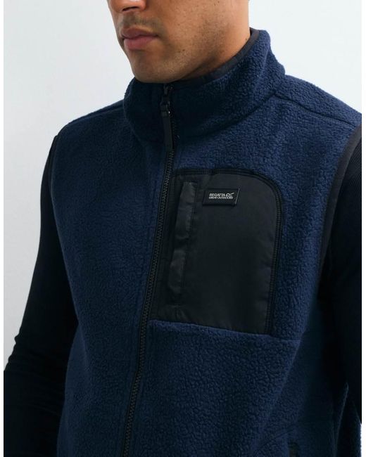 Regatta Blue Cosy Frankie Borg Bodywarmer for men