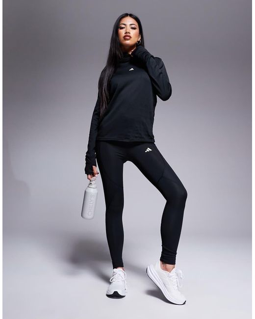 Top Con Cuello Alto Techfit Cold.Rdy De Adidas Training Adidas Originals de color Blue