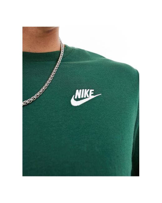 Nike Green Club Long Sleeve T-shirt for men