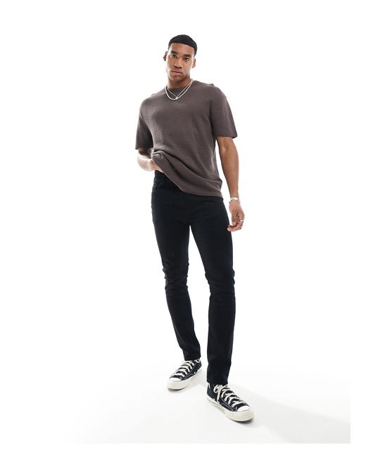 ASOS Multicolor Relaxed Crew Neck T-shirt With Texture for men