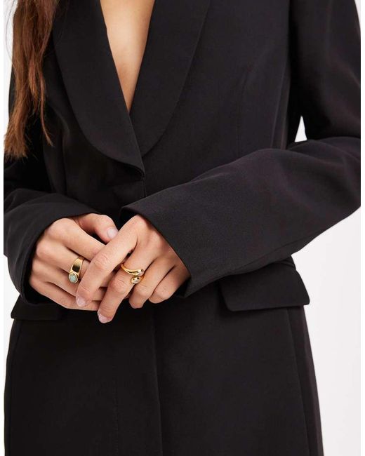 Miss Selfridge Black Tailored Blazer Dress