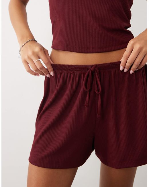 Short ASOS en coloris Red