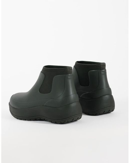 Rains Black 70310 Waterproof Rubber Mid Dry Boot
