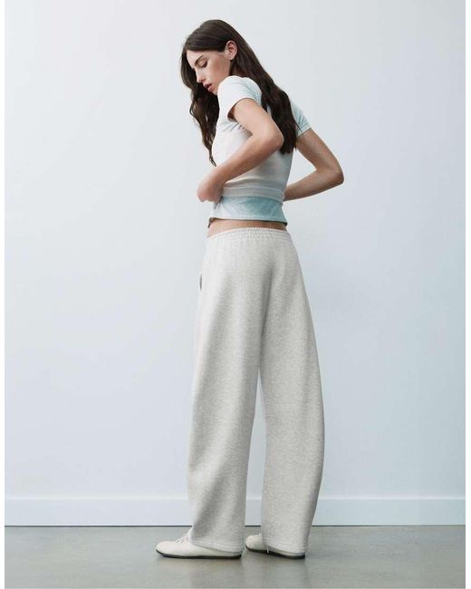 Pull&Bear Barrel-Leg Joggers in het Gray