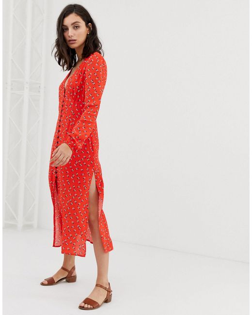 rahi red leopard scarlett dress 
