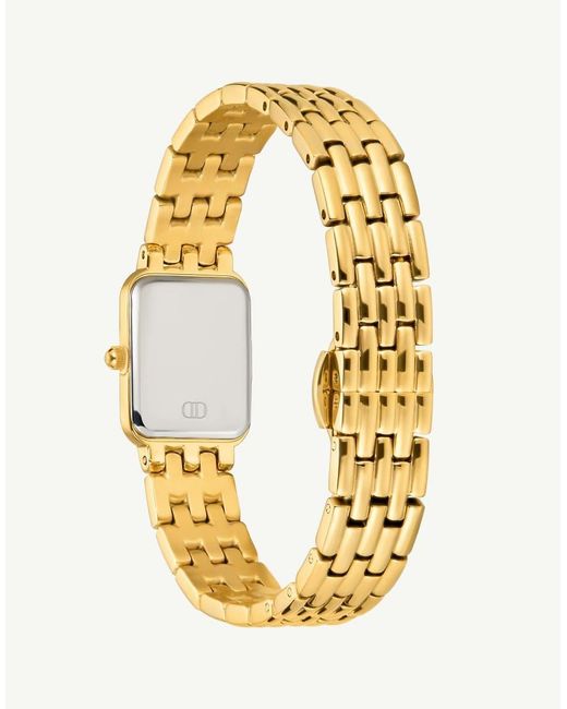 D.Louise Metallic Waterproof Tarnish-Free Classic Linked Watch