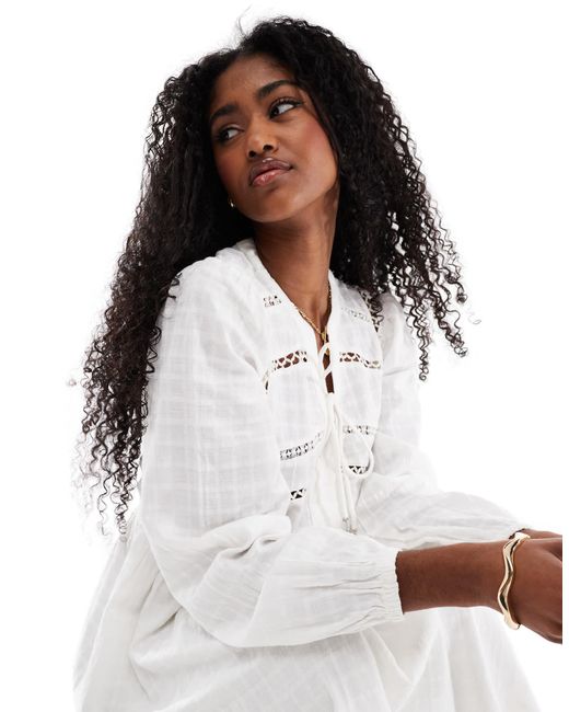 Accessorize White – langärmliger kaftan