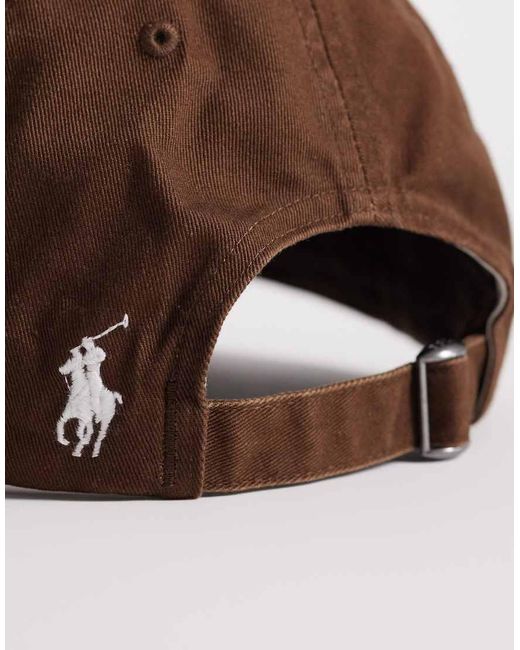 Polo Ralph Lauren Brown Icon Logo Baseball Cap for men