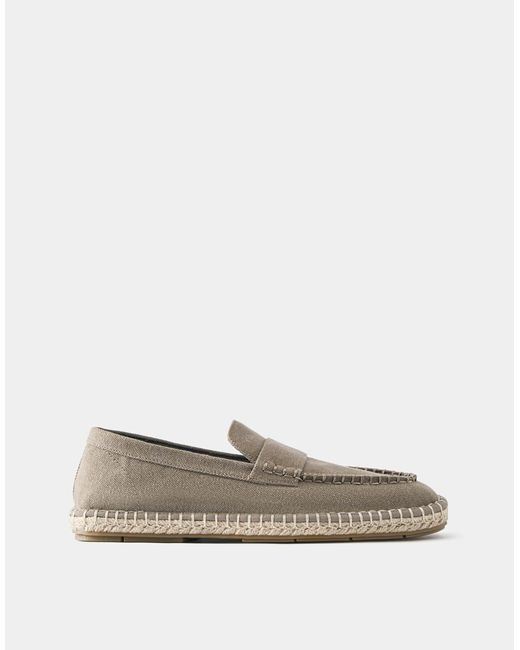 Espadrilles en jute Pull&Bear pour homme en coloris Brown