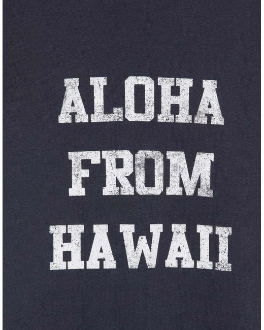 Pull&Bear Lilo & Stitch Regular T-Shirt in het Blue
