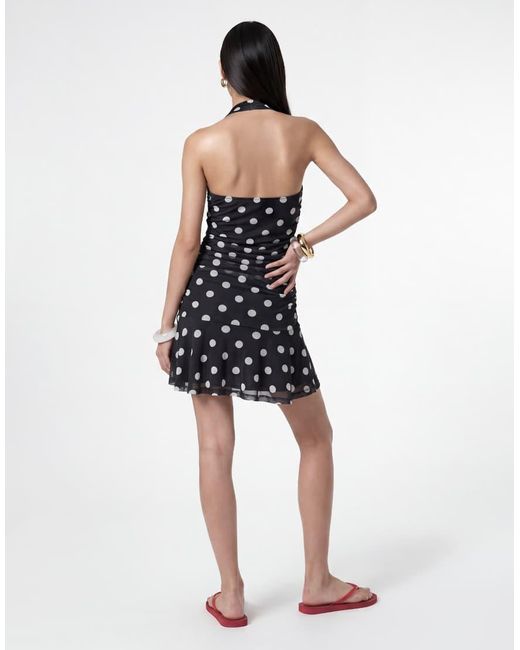 Noisy May Blue Halterneck Mini Dress