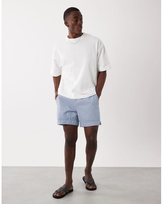 Abercrombie & Fitch Gray 6inch Pull On Shorts for men