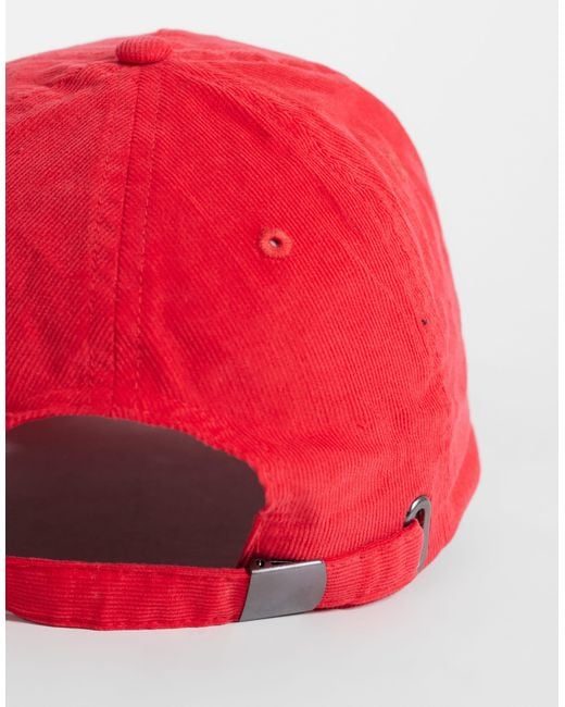 ASOS Embroidered Logo Cord Cap for men