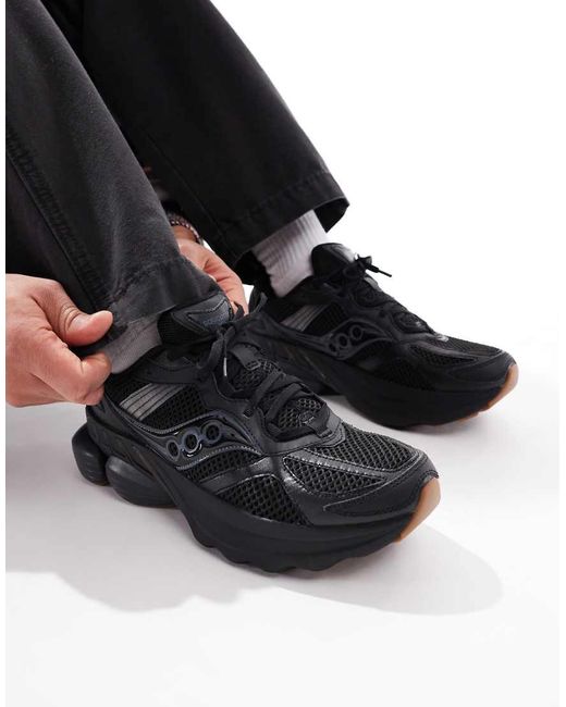 Saucony Black Originals Grid Nxt Sneakers for men