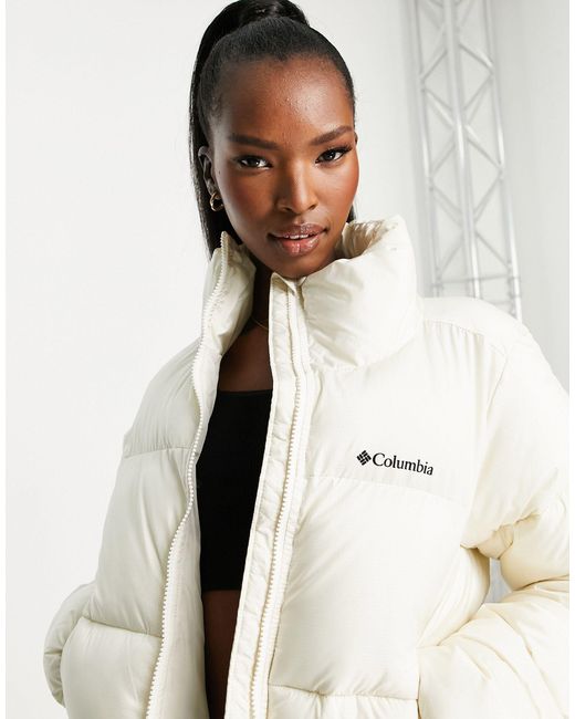Exclusivité asos - puffect - veste courte - craie Columbia en coloris White