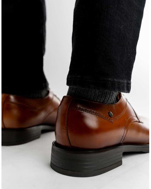 Base London Brown Sleeve Lace Up Shoe for men