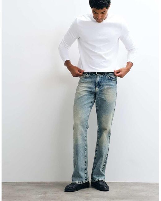 Jeans Bootcut di ASOS in Blue da Uomo