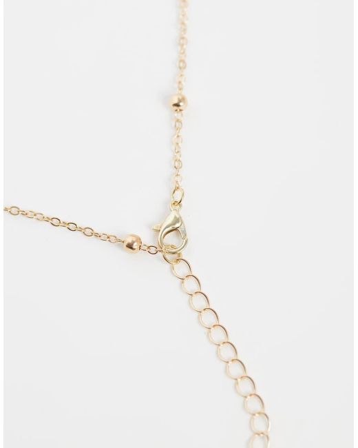 ONLY White 3-pack Starfish Bead Necklaces