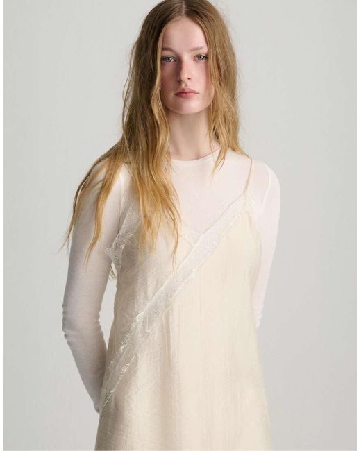 Pull&Bear Cami-Jurk in het Natural